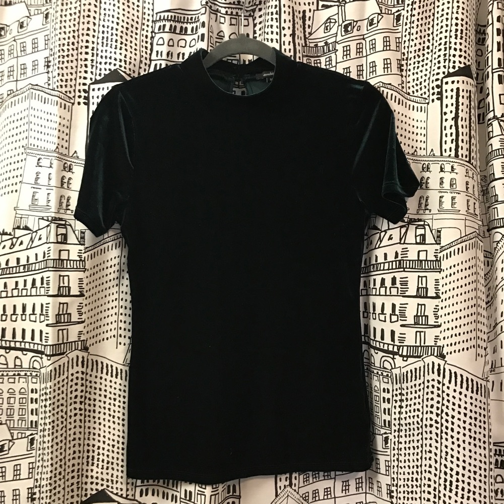 Emerald Velvet Blouse